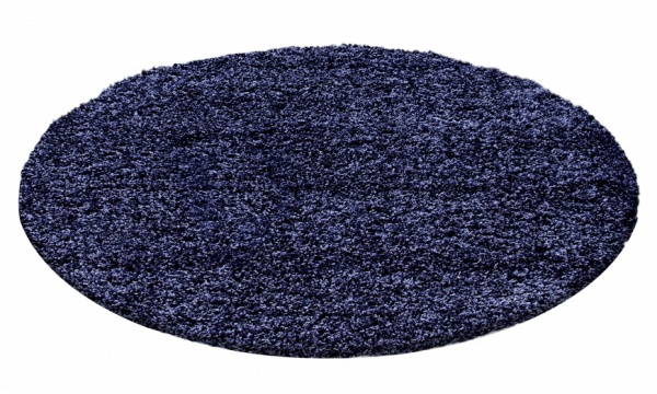 Life Shaggy Plain Navy Rug